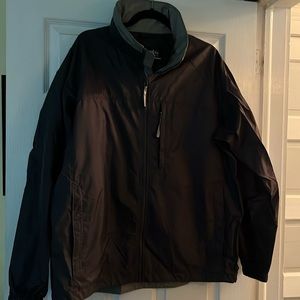 Columbia men’s dark grey windbreaker/ raincoat size L